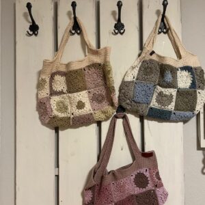 Patchwork-Häkeltasche